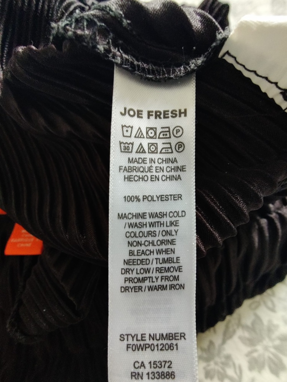 Joe Fresh Black Wide-Leg Jersey Culotte Pants – Plus-Size 1X - Picture 7 of 7
